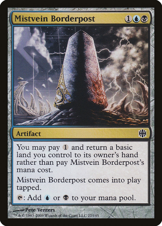 Mistvein Borderpost [Alara Reborn] | Card Merchant Takapuna