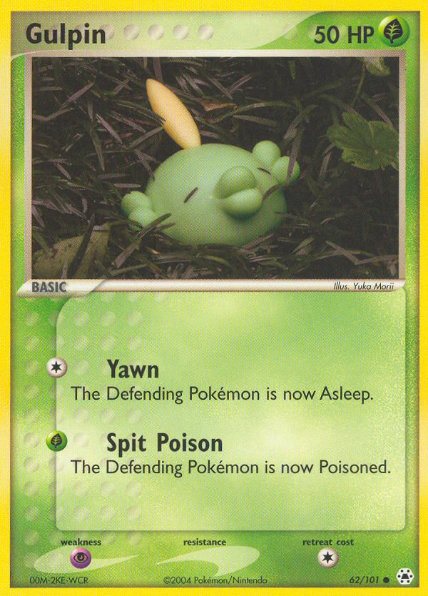 Gulpin (62/101) [EX: Hidden Legends] | Card Merchant Takapuna