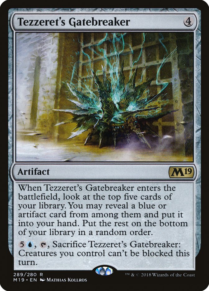 Tezzeret's Gatebreaker [Core Set 2019] | Card Merchant Takapuna