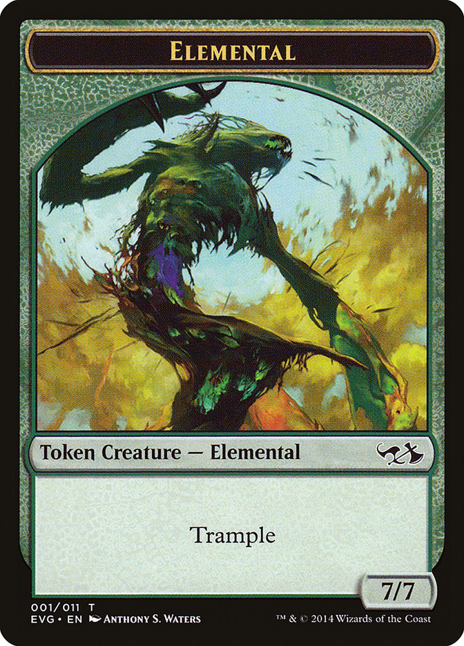 Elemental Token (Elves vs. Goblins) [Duel Decks Anthology Tokens] | Card Merchant Takapuna