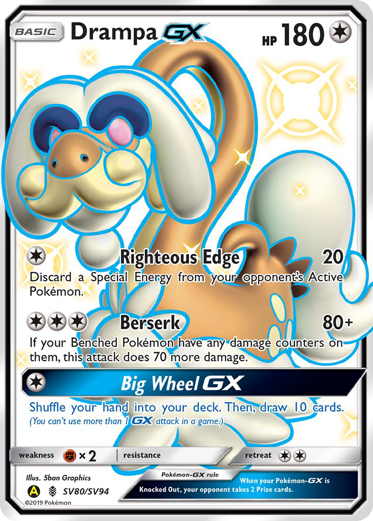 Drampa GX (SV80/SV94) [Sun & Moon: Hidden Fates - Shiny Vault] | Card Merchant Takapuna