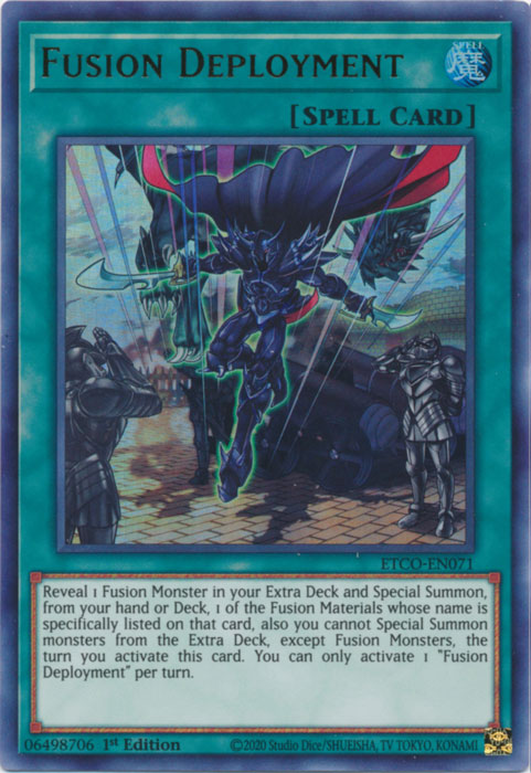 Fusion Deployment [ETCO-EN071] Ultra Rare | Card Merchant Takapuna