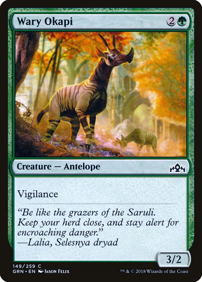 Wary Okapi [Guilds of Ravnica] | Card Merchant Takapuna