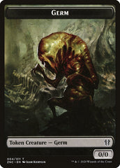 Faerie Rogue // Germ Double-Sided Token [Zendikar Rising Commander Tokens] | Card Merchant Takapuna