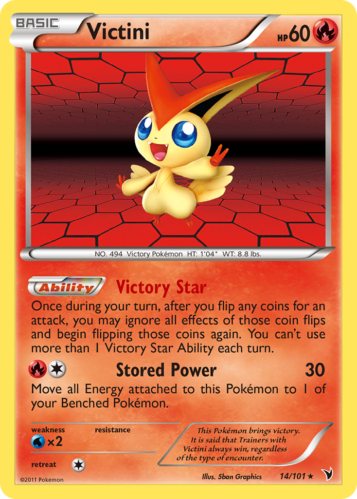 Victini (14/101) [Black & White: Noble Victories] | Card Merchant Takapuna