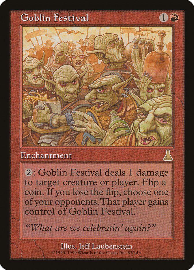 Goblin Festival [Urza's Destiny] | Card Merchant Takapuna