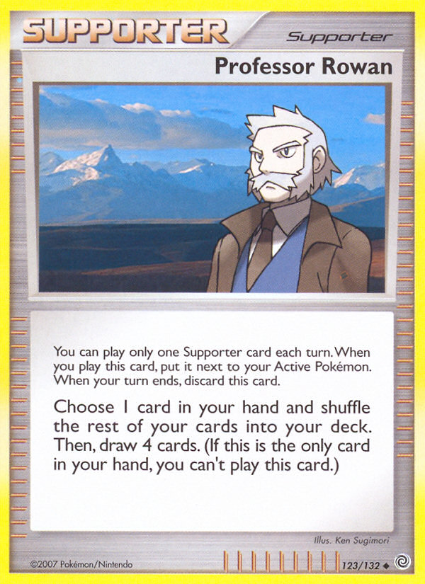 Professor Rowan (123/132) [Diamond & Pearl: Secret Wonders] | Card Merchant Takapuna