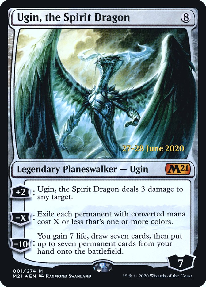 Ugin, the Spirit Dragon [Core Set 2021 Prerelease Promos] | Card Merchant Takapuna