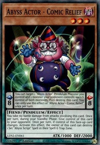 Abyss Actor - Comic Relief [LDS2-EN061] Common | Card Merchant Takapuna