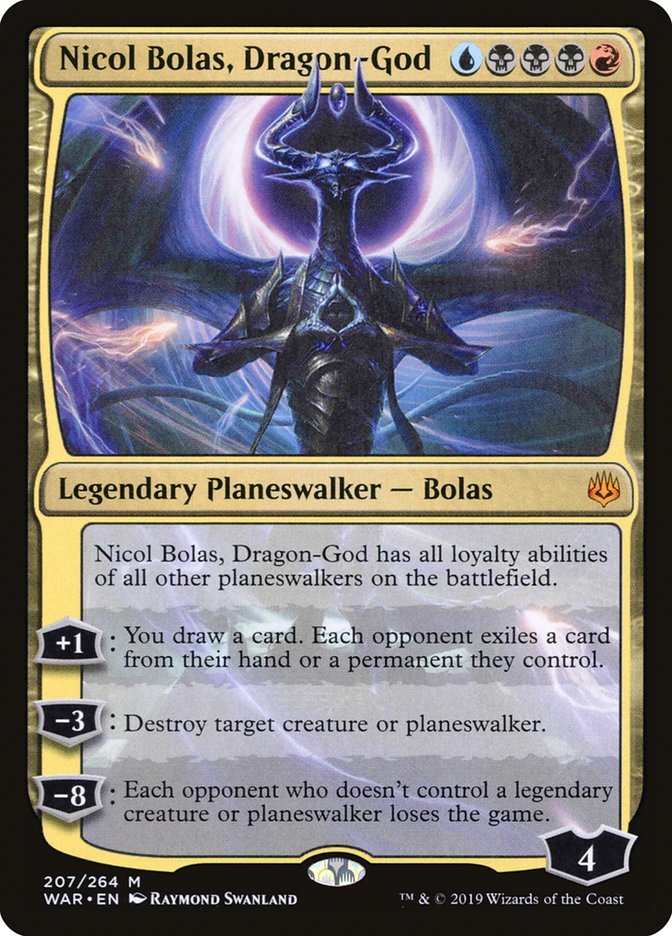 Nicol Bolas, Dragon-God [War of the Spark] | Card Merchant Takapuna