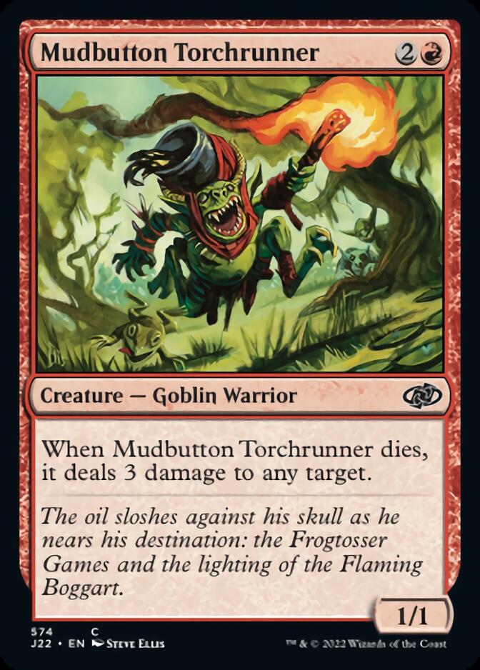 Mudbutton Torchrunner [Jumpstart 2022] | Card Merchant Takapuna