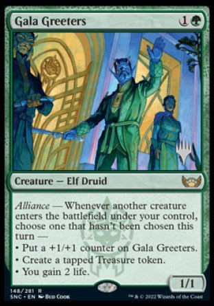 Gala Greeters (Promo Pack) [Streets of New Capenna Promos] | Card Merchant Takapuna