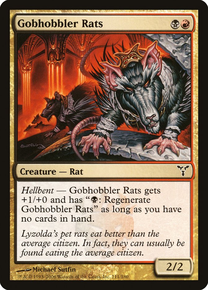 Gobhobbler Rats [Dissension] | Card Merchant Takapuna