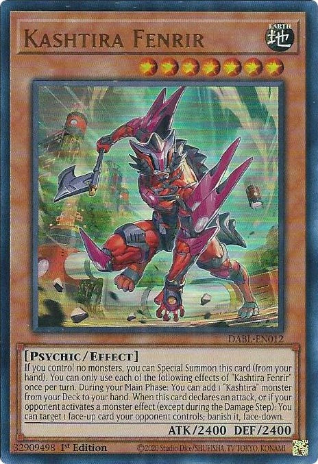 Kashtira Fenrir [DABL-EN012] Ultra Rare | Card Merchant Takapuna