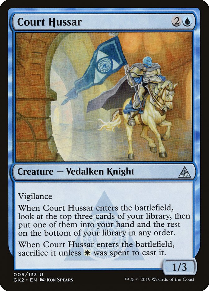 Court Hussar [Ravnica Allegiance Guild Kit] | Card Merchant Takapuna