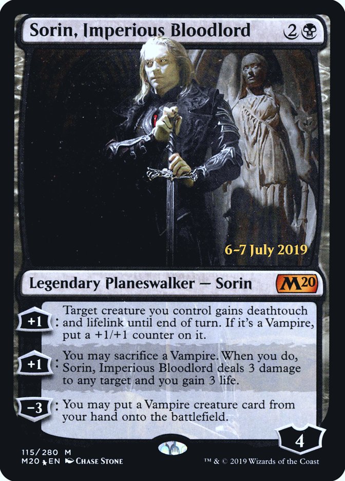 Sorin, Imperious Bloodlord [Core Set 2020 Prerelease Promos] | Card Merchant Takapuna