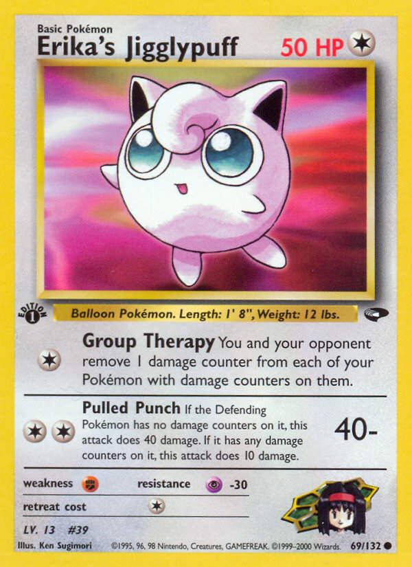 Erika's Jigglypuff (69/132) [Gym Challenge 1st Edition] | Card Merchant Takapuna