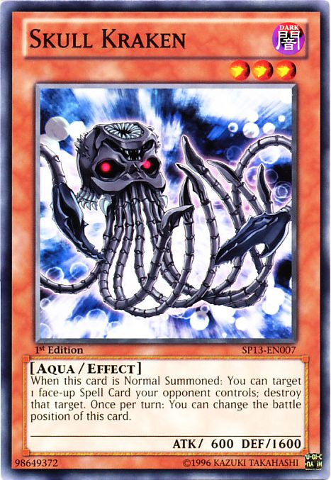 Skull Kraken [SP13-EN007] Common | Card Merchant Takapuna