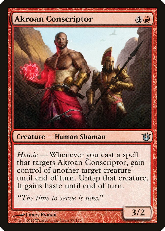 Akroan Conscriptor [Born of the Gods] | Card Merchant Takapuna