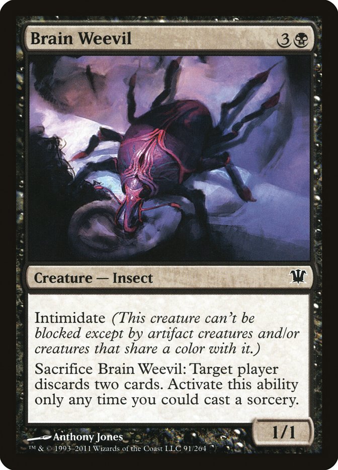 Brain Weevil [Innistrad] | Card Merchant Takapuna