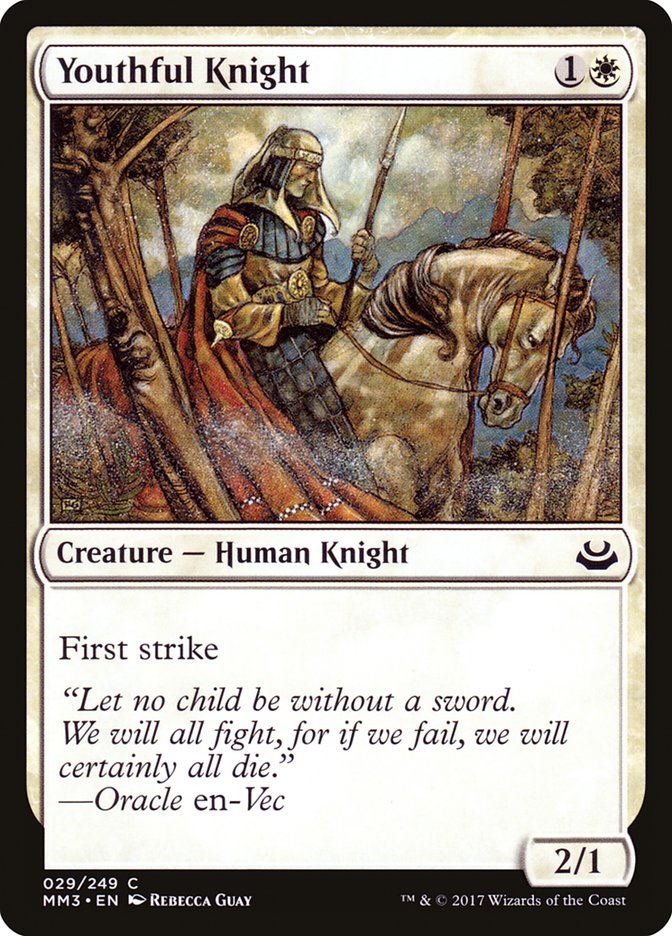 Youthful Knight [Modern Masters 2017] | Card Merchant Takapuna