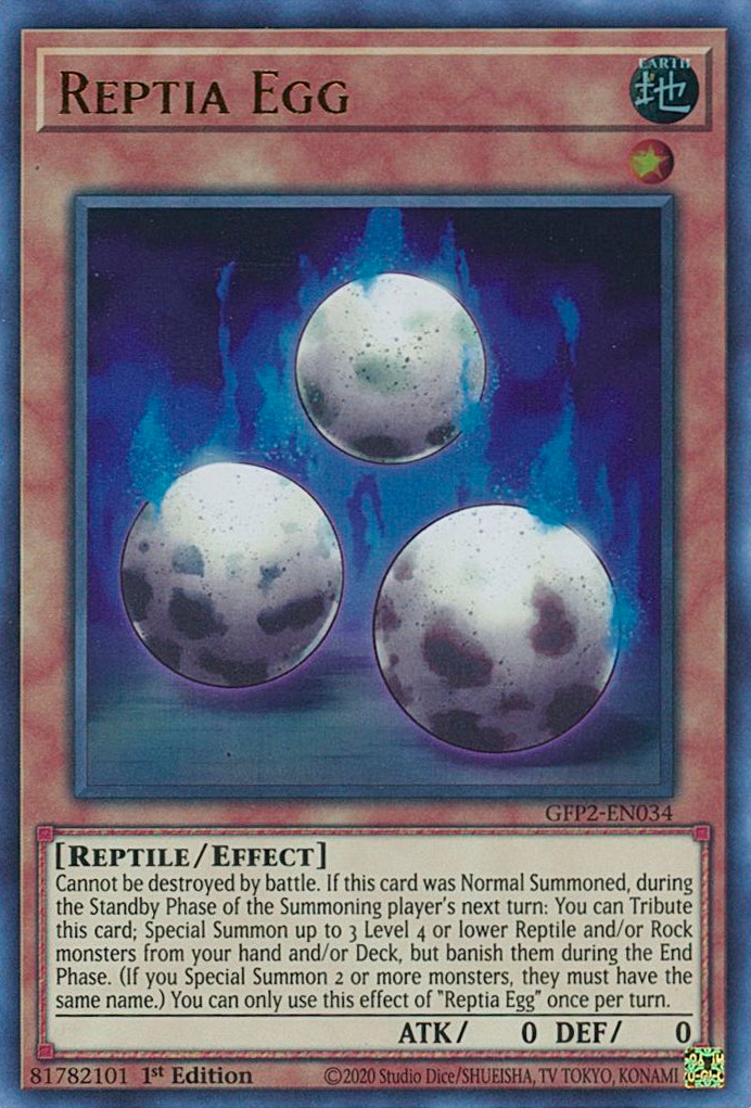 Reptia Egg [GFP2-EN034] Ultra Rare | Card Merchant Takapuna