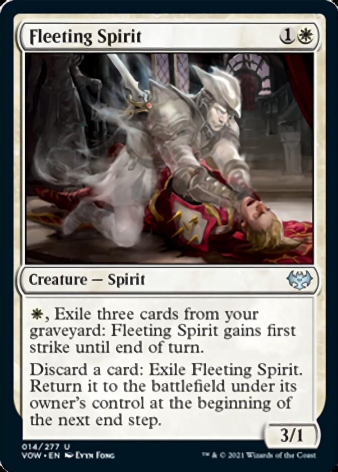 Fleeting Spirit [Innistrad: Crimson Vow] | Card Merchant Takapuna