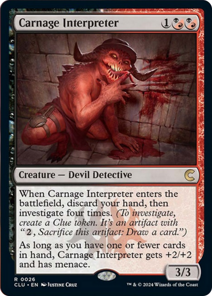 Carnage Interpreter [Ravnica: Clue Edition] | Card Merchant Takapuna