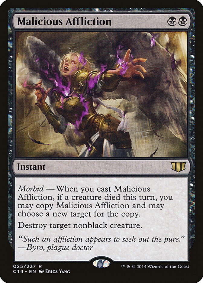 Malicious Affliction [Commander 2014] | Card Merchant Takapuna