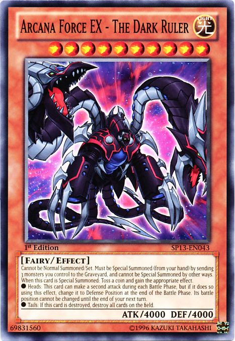 Arcana Force EX - The Dark Ruler [SP13-EN043] Common | Card Merchant Takapuna