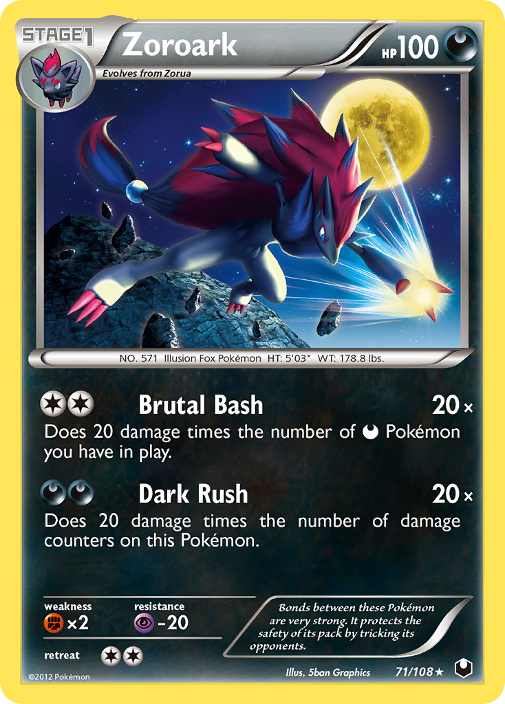 Zoroark (71/108) [Black & White: Dark Explorers] | Card Merchant Takapuna