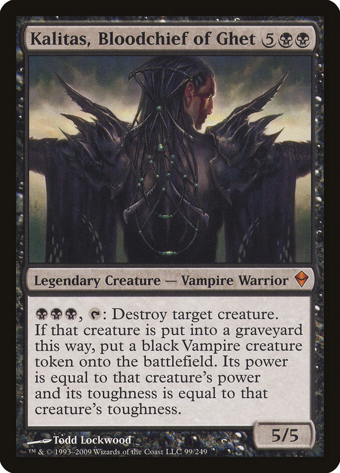 Kalitas, Bloodchief of Ghet [Zendikar] | Card Merchant Takapuna