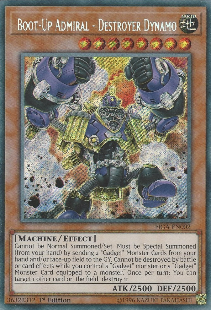 Boot-Up Admiral - Destroyer Dynamo [FIGA-EN002] Secret Rare | Card Merchant Takapuna