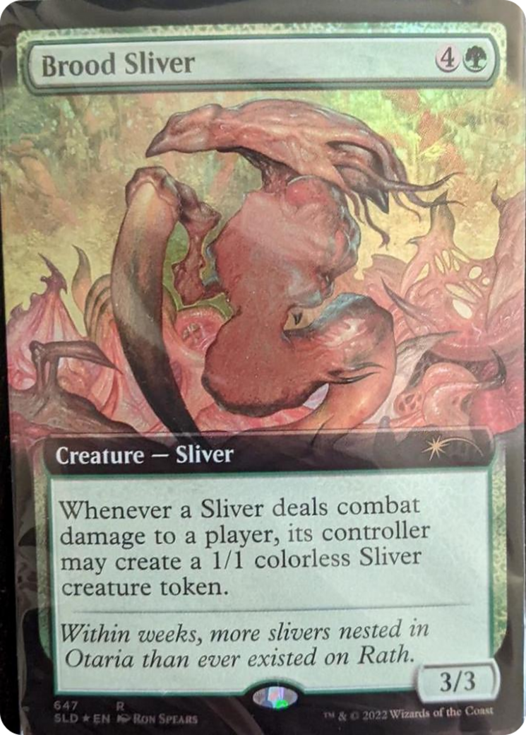 Brood Sliver (Extended Art) [Secret Lair Drop Promos] | Card Merchant Takapuna