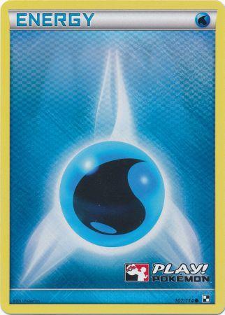 Water Energy (107/114) (Play Pokemon Promo) [Black & White: Base Set] | Card Merchant Takapuna