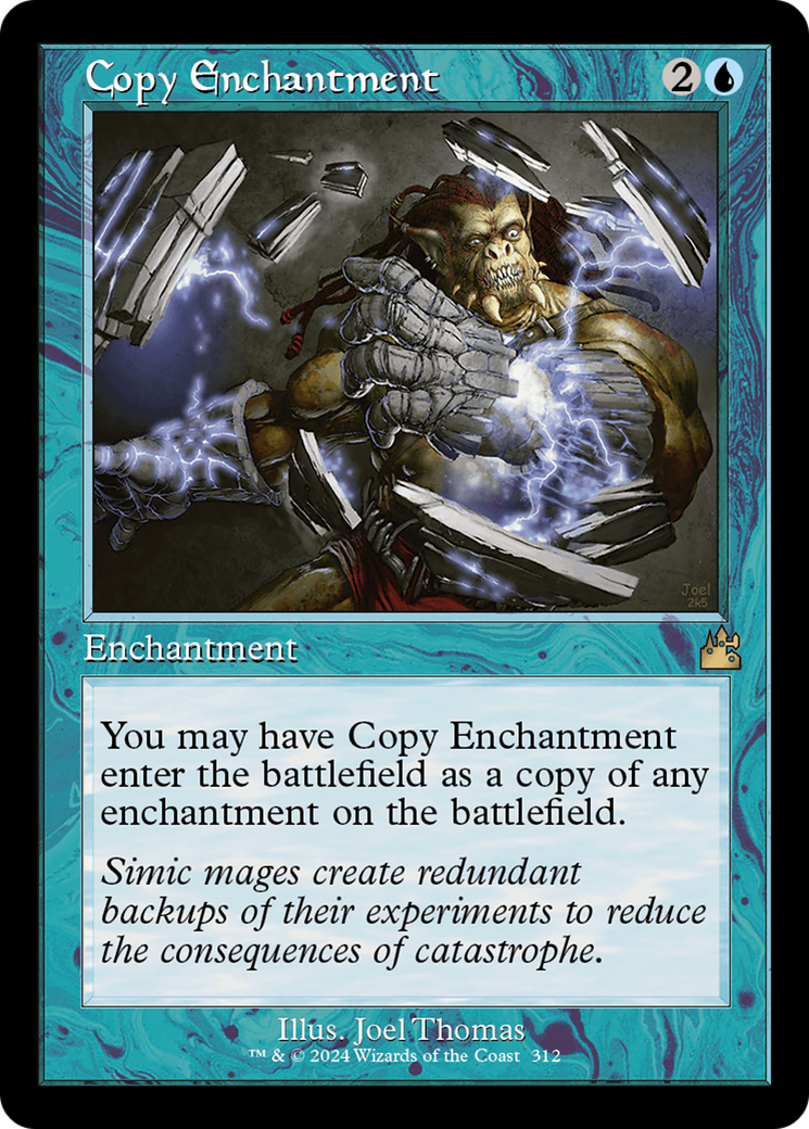 Copy Enchantment (Retro Frame) [Ravnica Remastered] | Card Merchant Takapuna