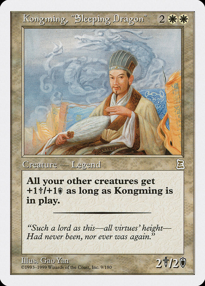 Kongming, "Sleeping Dragon" [Portal Three Kingdoms] | Card Merchant Takapuna