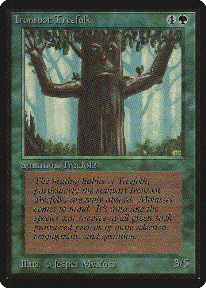 Ironroot Treefolk [Beta Edition] | Card Merchant Takapuna