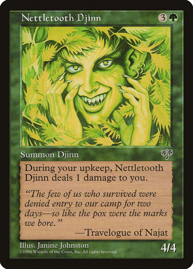 Nettletooth Djinn [Mirage] | Card Merchant Takapuna