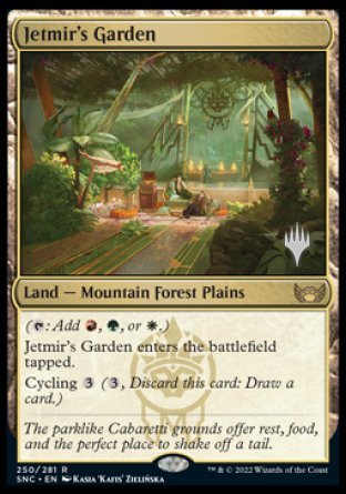 Jetmir's Garden (Promo Pack) [Streets of New Capenna Promos] | Card Merchant Takapuna