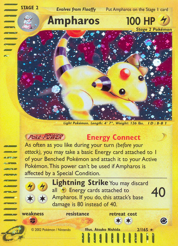 Ampharos (2/165) [Expedition: Base Set] | Card Merchant Takapuna