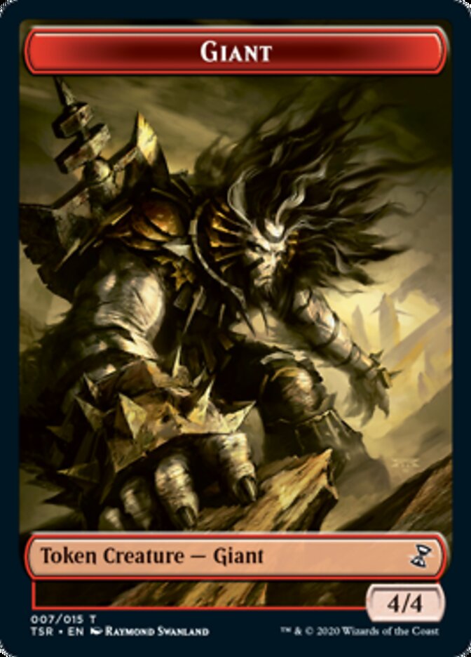 Giant Token [Time Spiral Remastered Tokens] | Card Merchant Takapuna