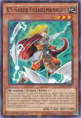 XX-Saber Fulhelmknight [SP15-EN005] Shatterfoil Rare | Card Merchant Takapuna