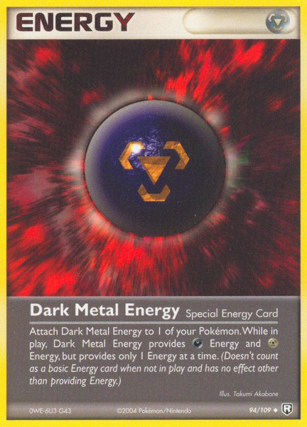 Dark Metal Energy (94/109) [EX: Team Rocket Returns] | Card Merchant Takapuna