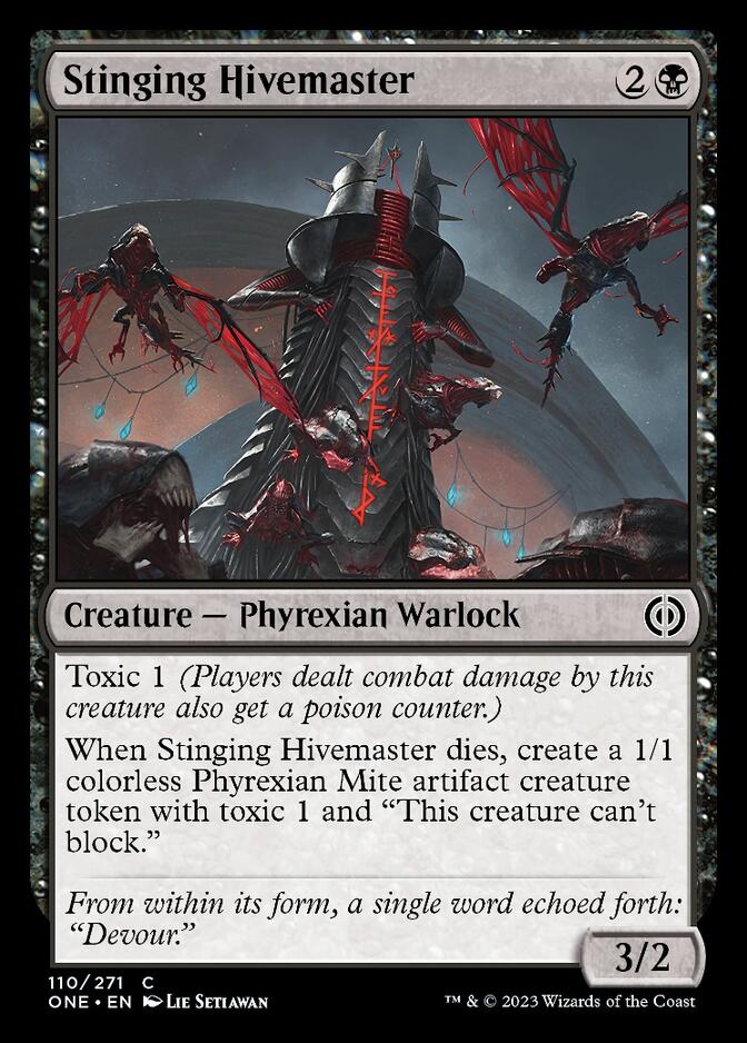 Stinging Hivemaster [Phyrexia: All Will Be One] | Card Merchant Takapuna