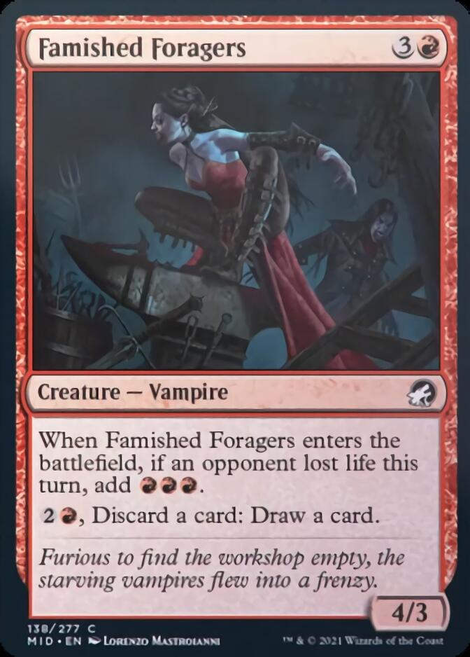 Famished Foragers [Innistrad: Midnight Hunt] | Card Merchant Takapuna