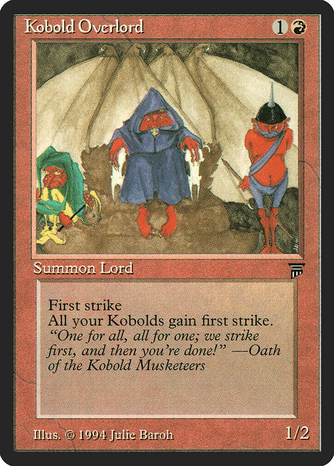 Kobold Overlord [Legends] | Card Merchant Takapuna