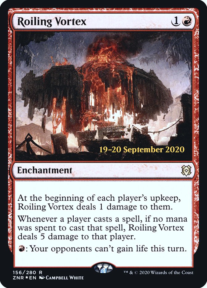 Roiling Vortex [Zendikar Rising Prerelease Promos] | Card Merchant Takapuna