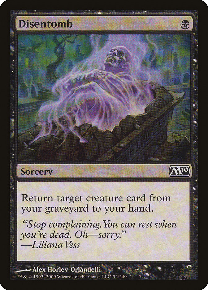 Disentomb [Magic 2010] | Card Merchant Takapuna