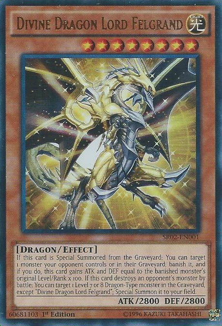 Divine Dragon Lord Felgrand [SR02-EN001] Ultra Rare | Card Merchant Takapuna